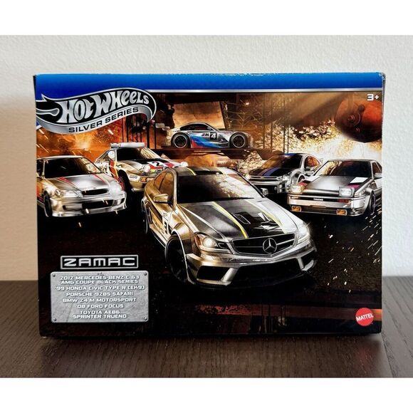 2025 Hot Wheels ZAMAC Multi Pack 6 Car Set HONDA CIVIC TRUENO BMW HTF - Picture 2 of 2